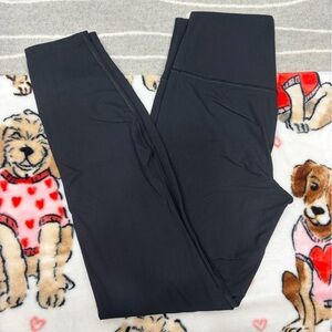 All in Motion Black Ribbed Leggings